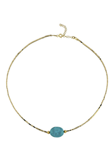 Delphi Turquoise Women's Silver Necklace