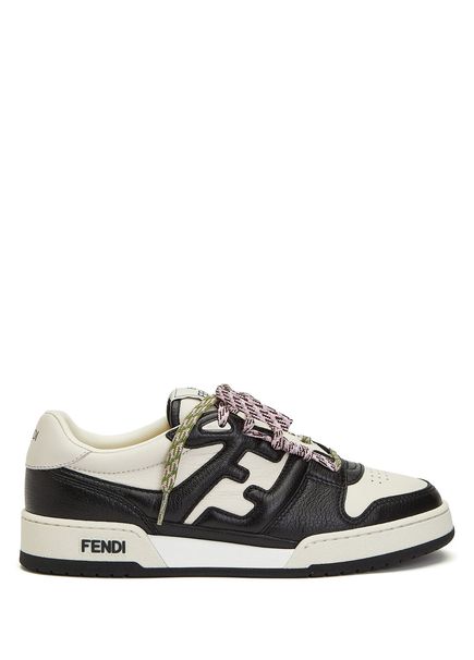 Match Siyah Kontrast Kadın Deri Sneaker