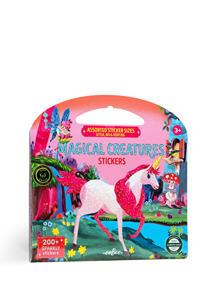 Magical Creatures Shiny Sticker Book