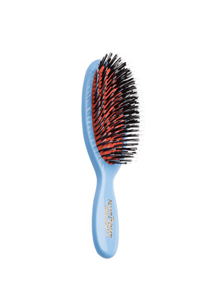 Pocket Bristle Nylon BN4 Blue Hair Brush