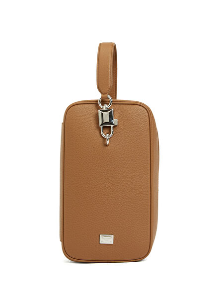 Runway Taba Deri Tıraş Çantası