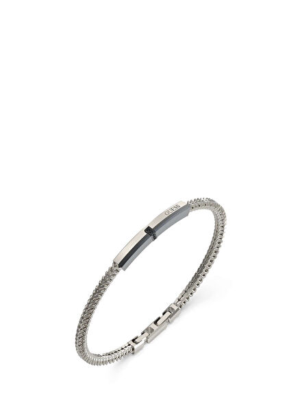 JGUJUMB05105JWSTS Guess Noir Metalik Gri Çelik Erkek Bileklik