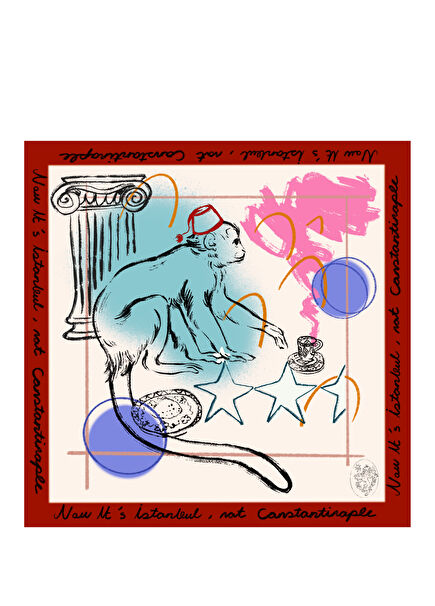 Creo Now It’s Istanbul <not>Not Constantinople</not> Silk Scarf