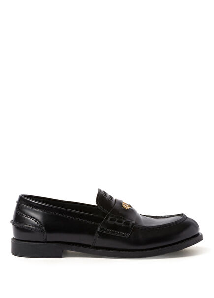 Fırçalanmış Deri Penny Makosen Ayakkabı 