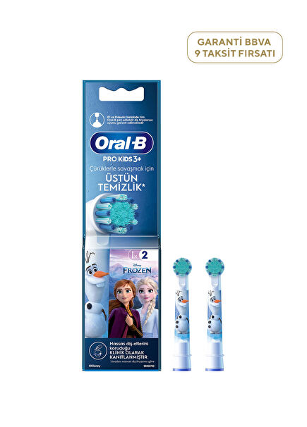 Pro Kids Frozen 2'li Şarjlı Diş Fırçası Yedek Başlığı
