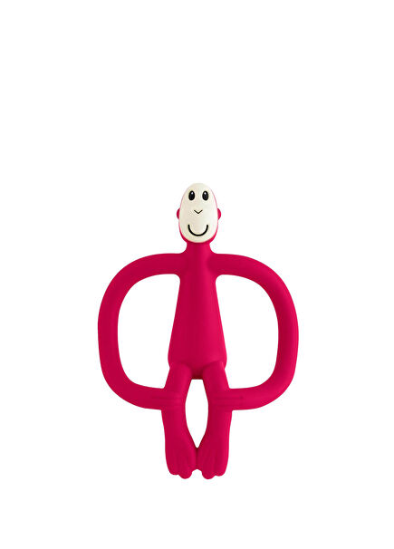 Monkey Kırmızı Silikon Diş Kaşıyıcı