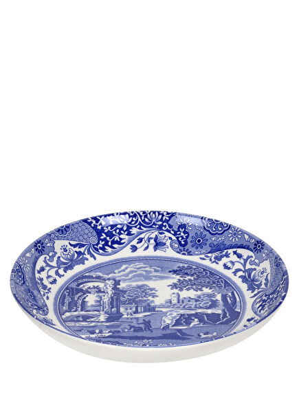 Blue Italian Pasta Plate