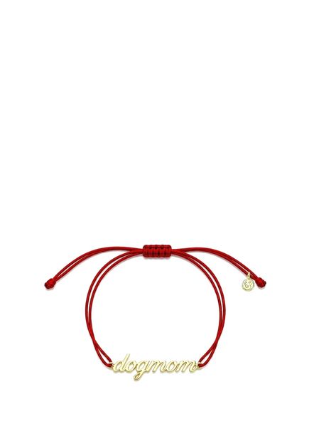 Dog Mom 925 Sterling Silver Gold Plated Women's Bracelet