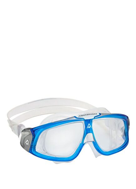 Seal 2.0 Şeffaf Cam Mavi Yüzücü Gözlüğü