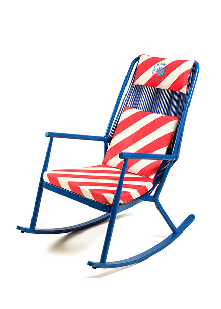 Como Kırmızı Alüminyum Bahçe Sandalyesi