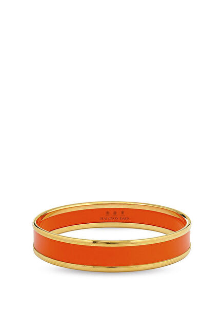 Orange 18 Carat Gold Plated Women's Bracelet