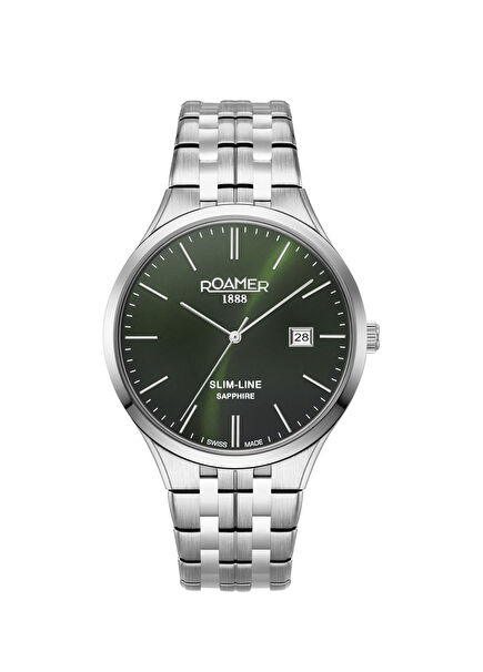 512833-41-75-20 Grey Steel Men's Wristwatch