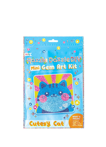 Razzle Dazzle Cutesy Cat Mini Crystal Art Set