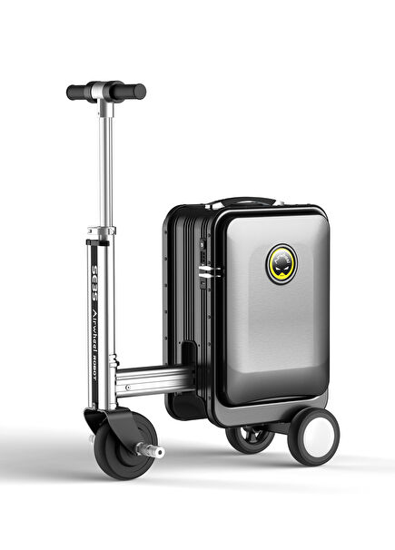 SE3S Black Cabin Size Electric Rideable Scooter Suitcase