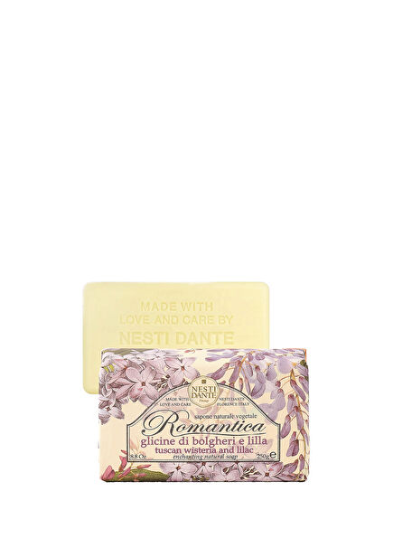 Romantica Tuscan Wisteria and Lilac Purple Wisteria and Lilac Essence Vegan Care Bar Soap 250 g