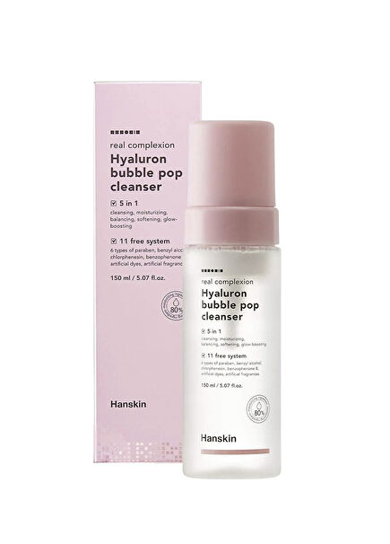 Hyaluron Bubble Pop Cleanser Hyaluronik Asit Bazlı Yüz Temizleme Köpüğü 150 ml