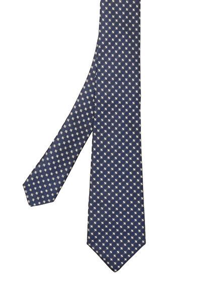 Navy Blue Silk Tie