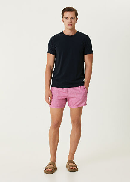 Pink Corded Waist Swimsuit
