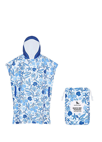 Design Wavy Baby UV Korumalı Unisex Panço Plaj Havlusu