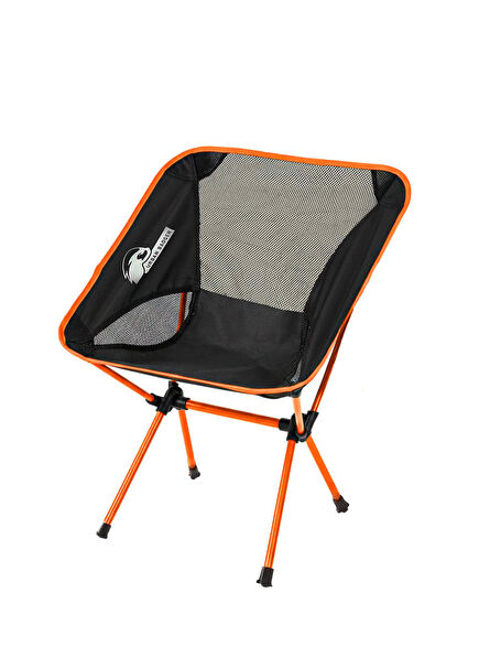 Turuncu Loki Çantalı Katlanır Kamp Sandalyesi