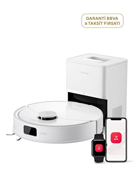 Q8 Max Pro Plus Beyaz Akıllı Robot Süpürge 