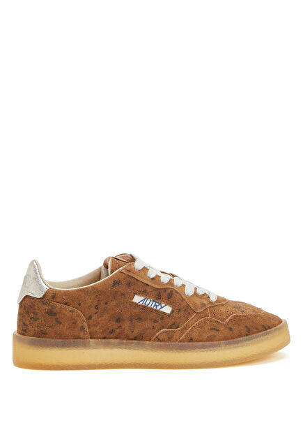 Medalist Leopar Kadın Deri Sneaker