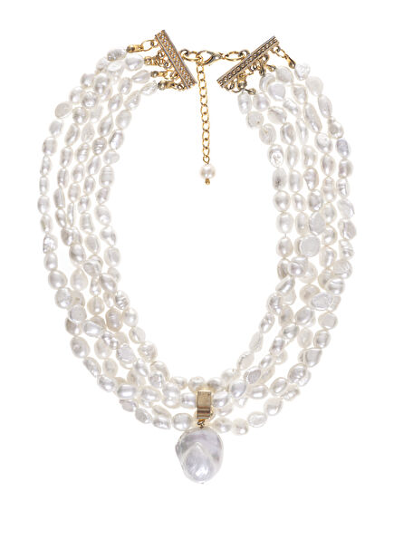 Kösem 22 Carat Gold Plated Women's Necklace