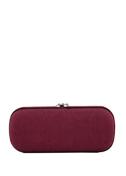 Clea Clutch Ruby Burgundy Satin Clutch Women's Hand Portfolio