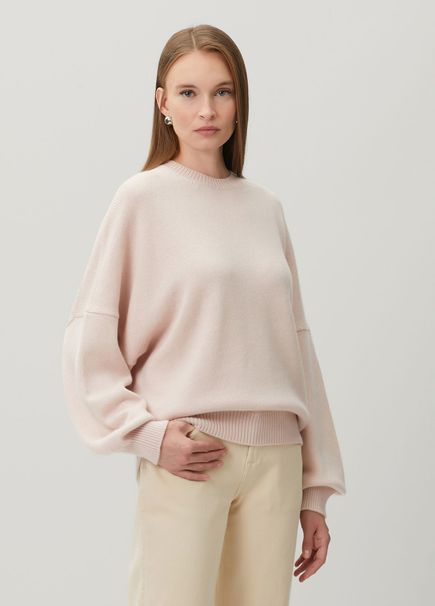 Margaux Açık Pembe Kaşmir Kazak