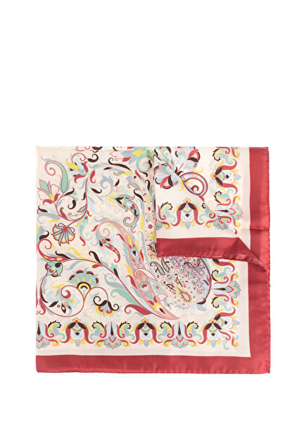 Çok Renkli İpek Eşarp