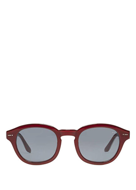 SITALFS 49 BGBND Burgundy Acetate Men's Sunglasses