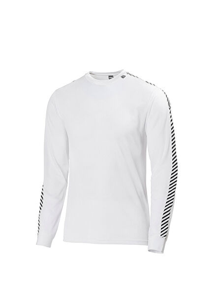 Lifa Stripe Crew White Men's Base Layer