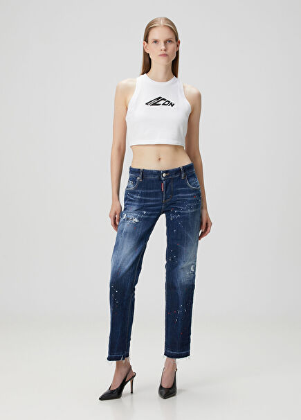 Jenna Mavi Straight Leg Jean Pantolon