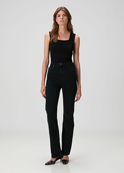 Danielle Stovenpipe Black Jeans