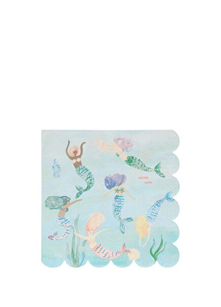 Mermaid 16-Pack Napkin