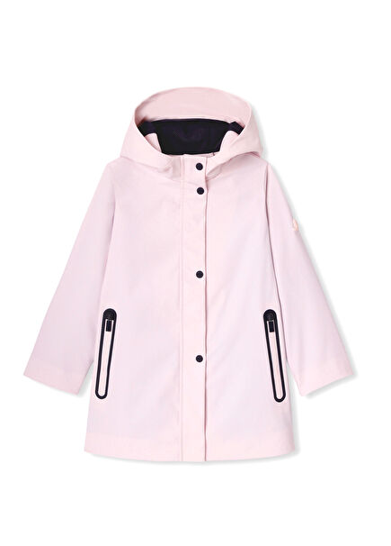 Pink Hooded Girls Parka