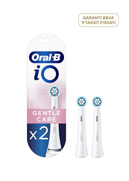 iO Gentle Care 2'li Beyaz Diş Fırçası Yedek Başlığı