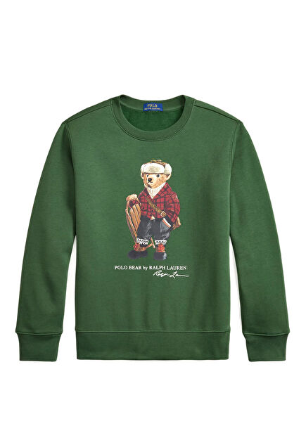 Yeşil Erkek Çocuk Sweatshirt