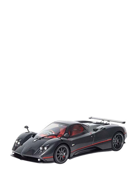 2005 Pagani Zonda G Gloss Carbon Black Wred Stripe 1:18 Siyah Model Araba