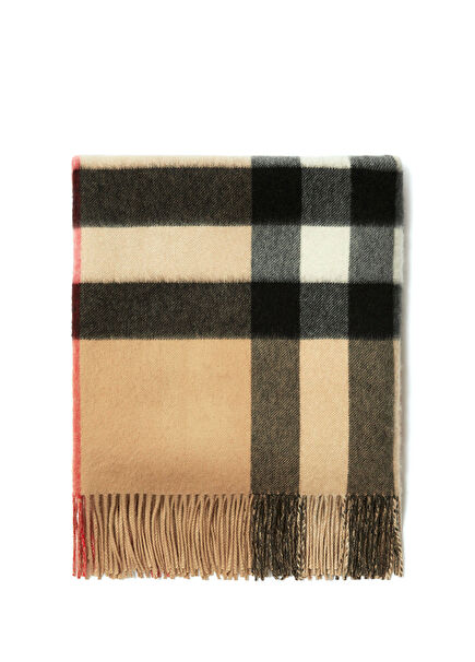 Cashmere Blanket Beige Women's Shawl