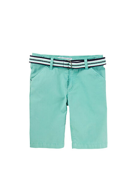 Yeşil Erkek Çocuk Bermuda Şort
