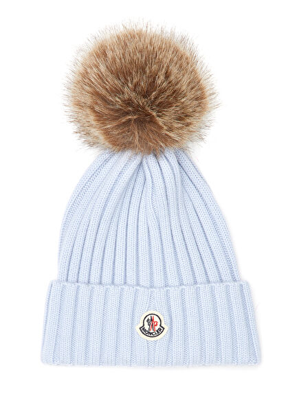 Mavi Kadın Yün Bere