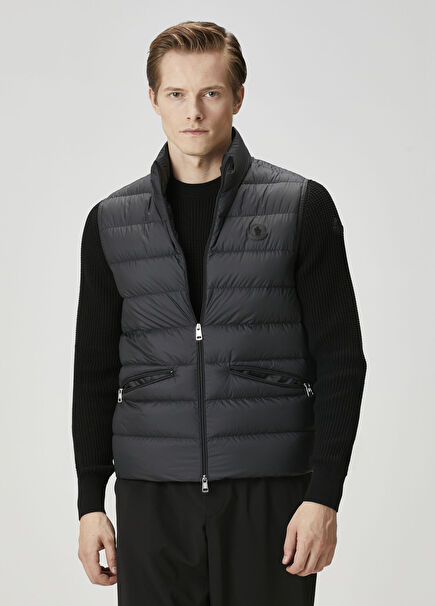 Black Puff Vest