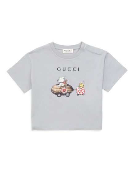 Çok Renkli Logo Baskılı Erkek Bebek T-shirt