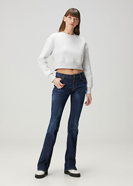 Blue Flared Jeans