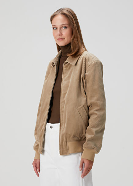 Gilles Bej Kadife Ceket