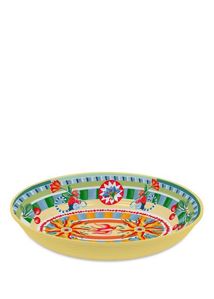 Dolce Far Niente Melamin Oval Servis Kasesi 33 cm