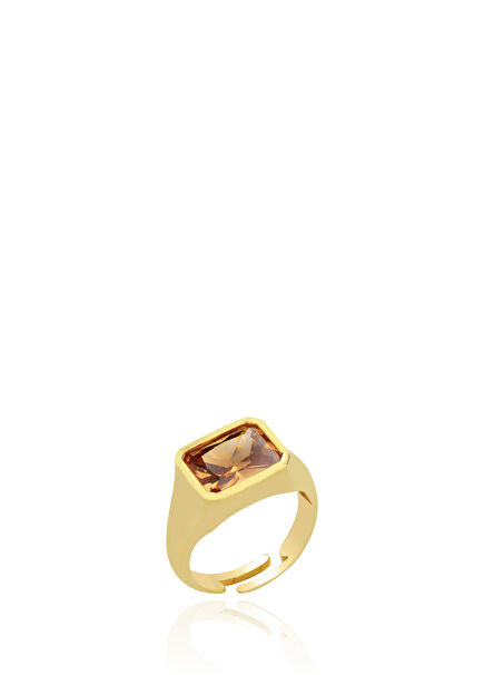 Medi 22K Gold Plated Women's Ring