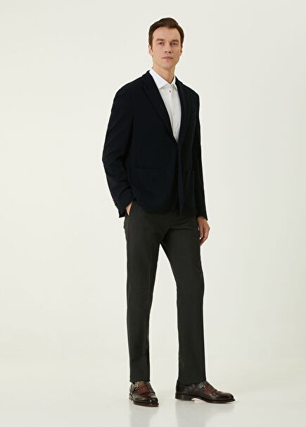 Dark Grey Wool Trousers