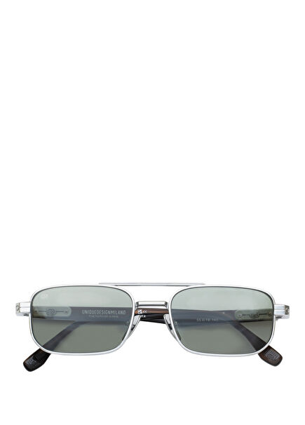 24Mila Baci Gümüş Kahverengi Kombine Unisex Güneş Gözlüğü